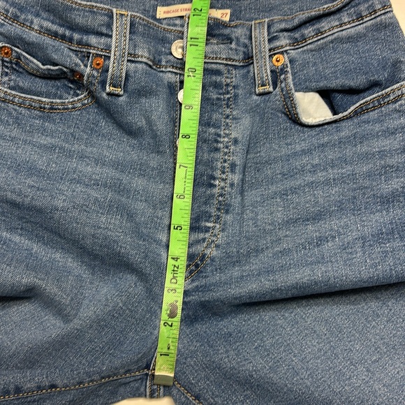 Levi’s women’s RIBCAGE STRAIGHT ANKLE PERFORMANCE COOL WOMEN'S JEANS size 27 - Picture 6 of 10